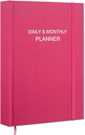 ADHD Daily & Monthly Planner 5.8in x 8.3in Pink - Undated 2025 Ready