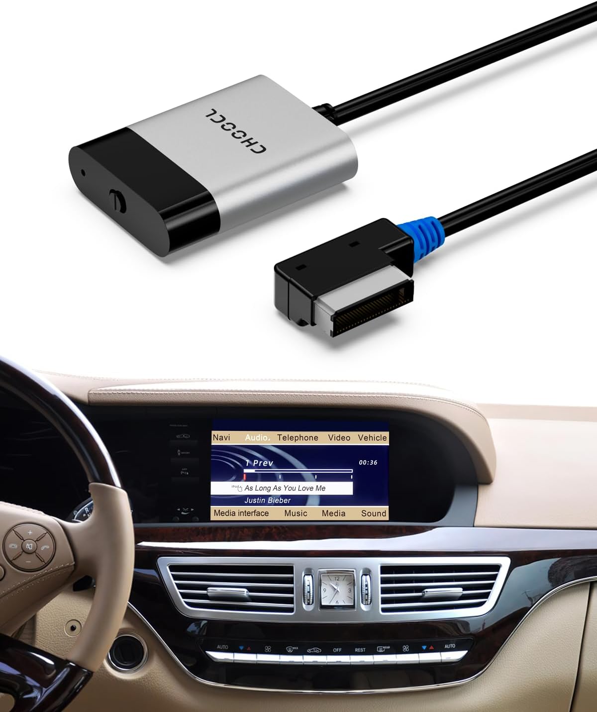 Bluetooth Car Audio Adapter for 2008-2012 Mercedes-Benz Models