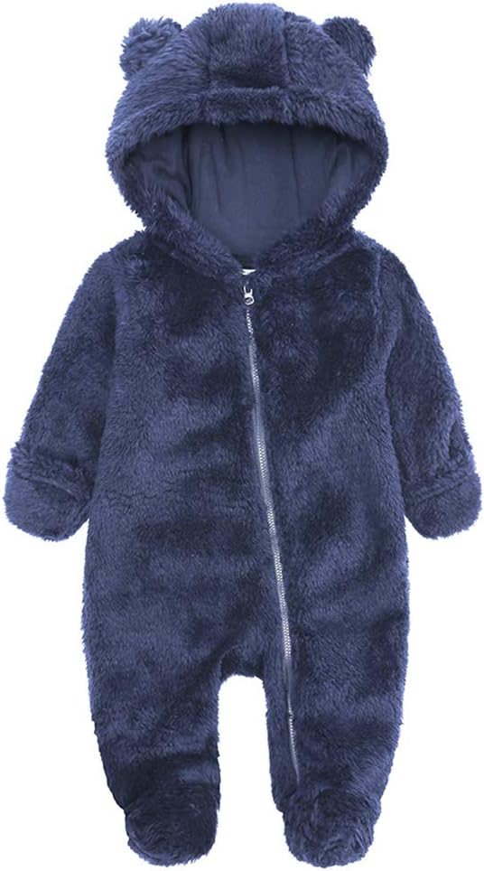Babymine Fleece Lined Snowsuit for Cozy Newborns