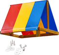 Swing Set Replacement Tarp 52in x 90in Multicolor Playground Roof