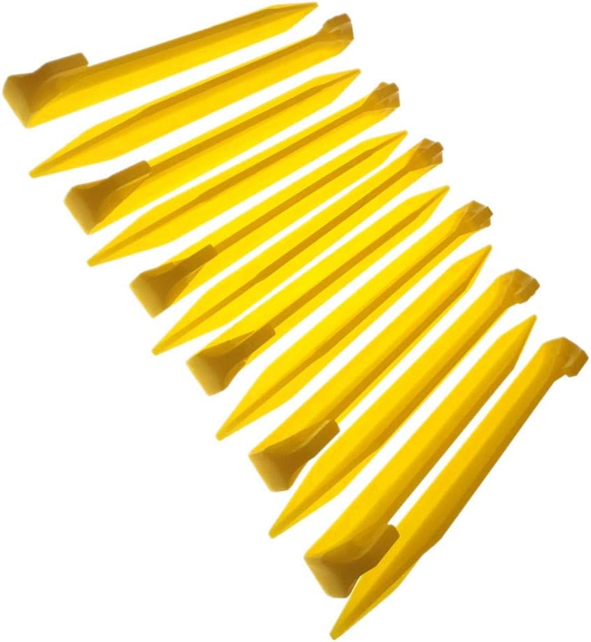 Strong 9 Tent Stakes - 12pcs Heavy Duty Pegs for Camping, Garden - MUDOR