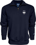 Blue 84 Men's Quarter Zip Sweatshirt Icon - Cozy Huskies Layer