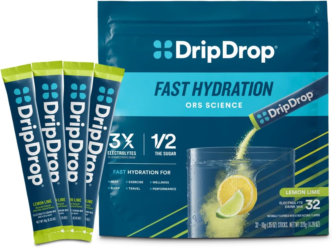 DripDrop Hydration Packets - Fast & Effective Electrolytes Mix