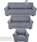 Slipcover Set by Peryiter for Couch Furniture Protection in 3 Pieces