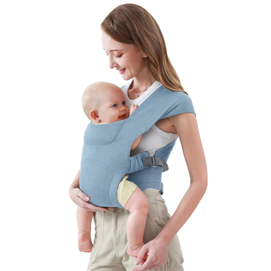KIDIRA Ergonomic Cozy Newborn Carrier - Light Blue