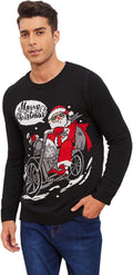 VENTELAN Men's Ugly Christmas Sweater Crew Neck - Cozy Holiday Fun