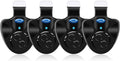 4 x Black Electronic LED Fishing Light Bulb with Sound Alarm