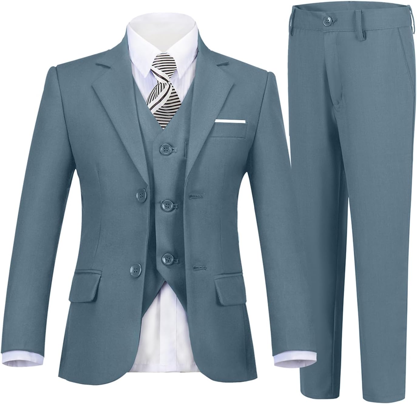 Boys Suits 5 Piece Formal Suit Set for Stylish Kids Events