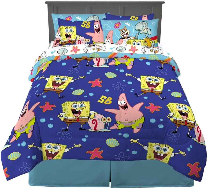 Spongebob Squarepants Kids Bedding by Franco - Cozy Set