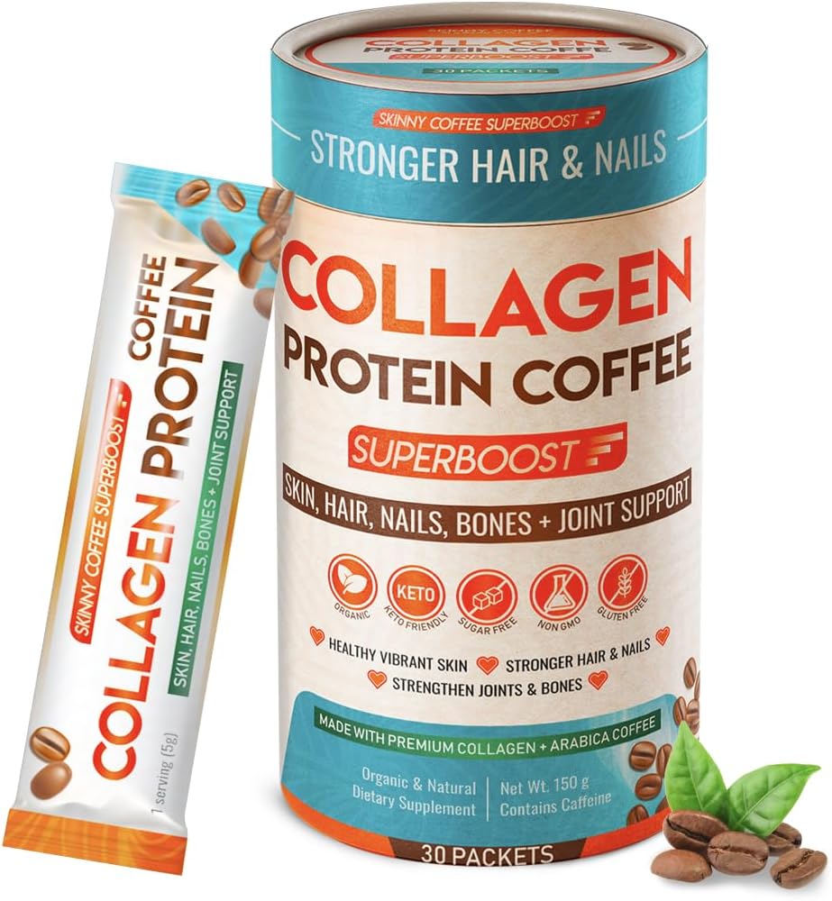 Collagen Protein Coffee for Energy, Focus, and Glowing Skin