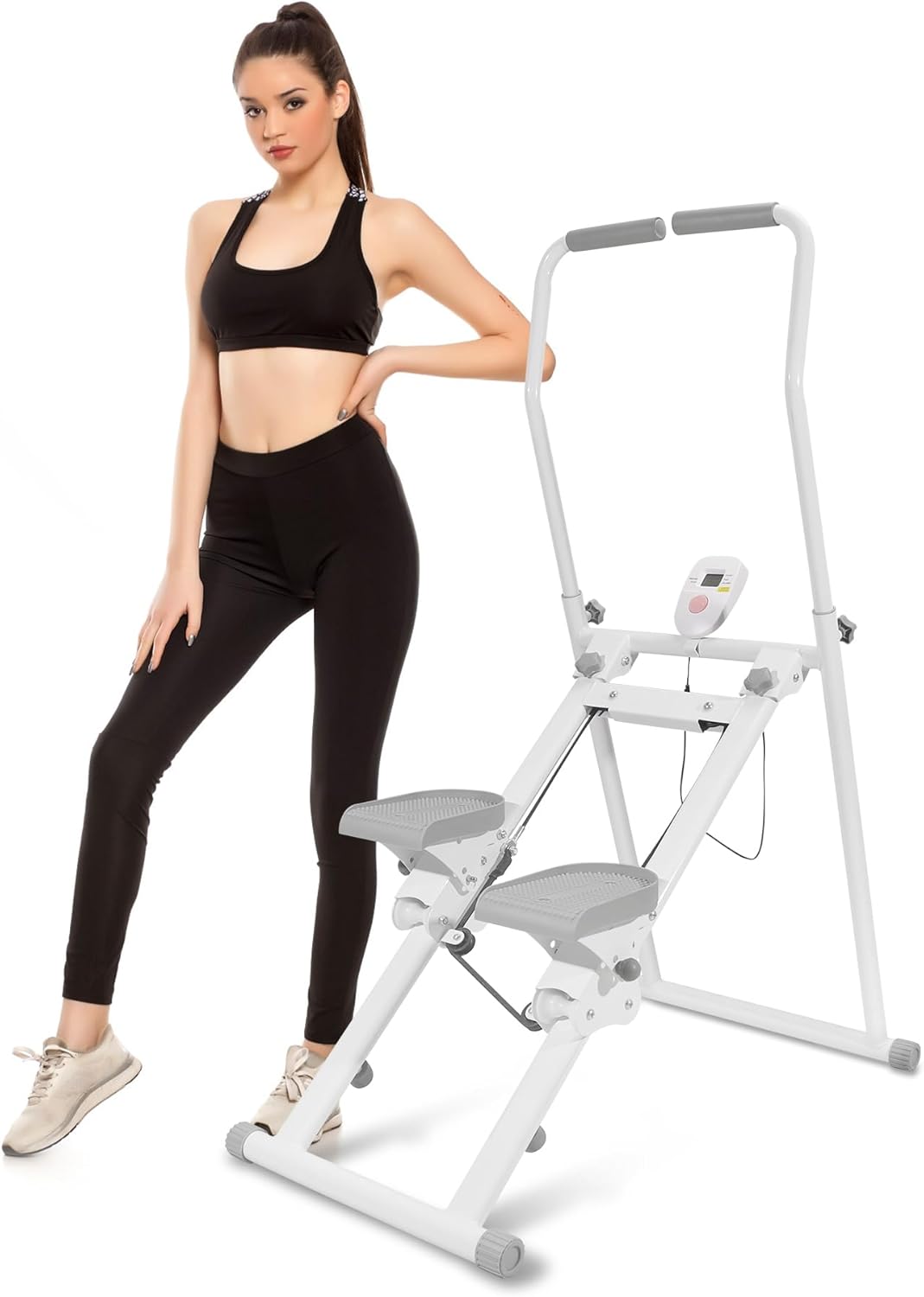 Stair Stepper Machine for Home - Adjustable Folding Climber