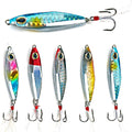 Sougayilang Jigs Fishing Lures Sinking Metal Spoons - Micro Jigging