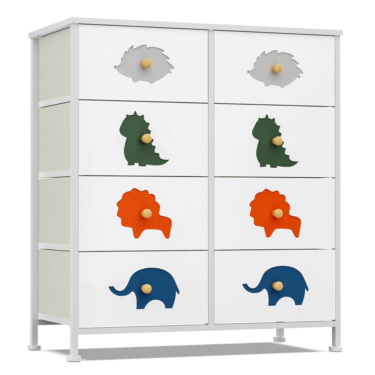 FRAPOW Kids Dresser with 8 Fabric Drawers for Storage