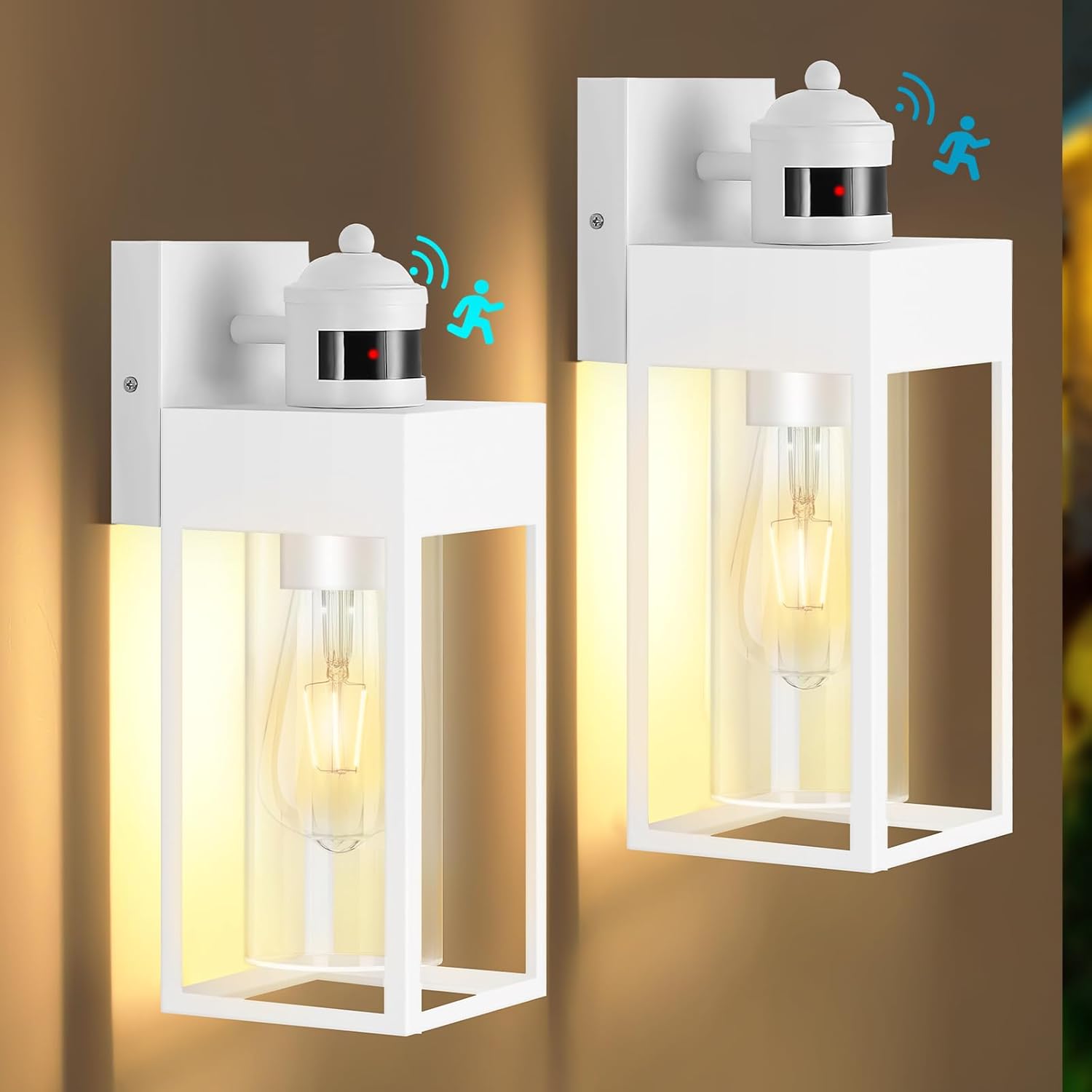 Motion Sensor Outdoor Wall Lanterns for Modern Home Lighting