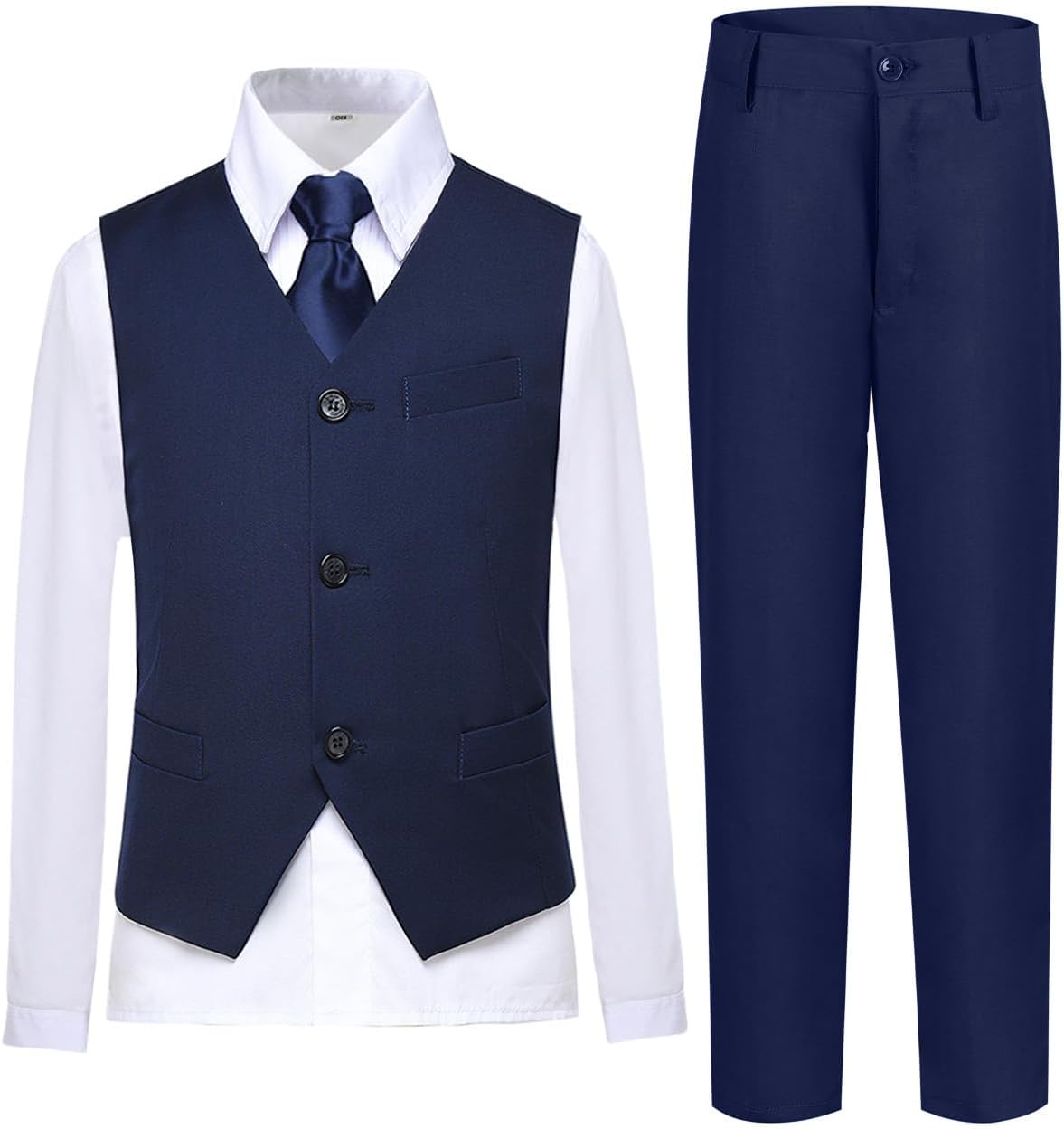Boys Vest Set Formal Dress Suits for Weddings and Events
