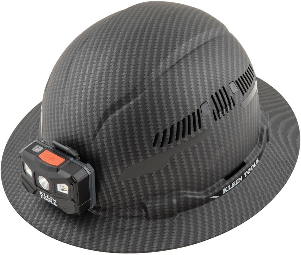 Klein Tools Hard Hat with Rechargeable Lamp