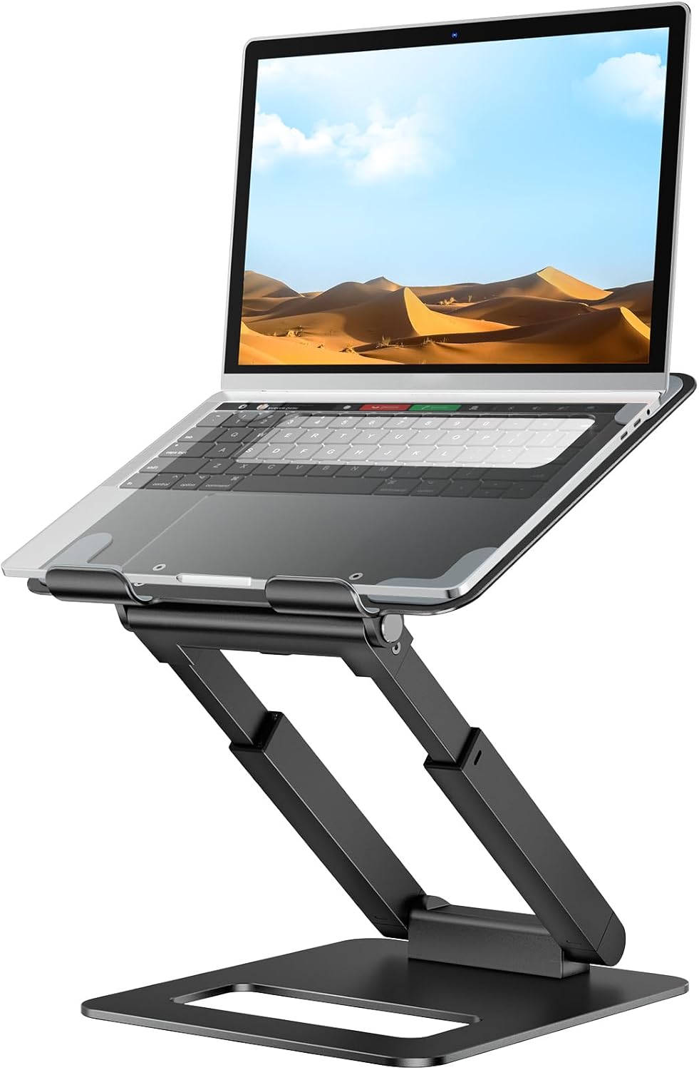Adjustable Height Laptop Stand for Desk - Ergonomic Riser