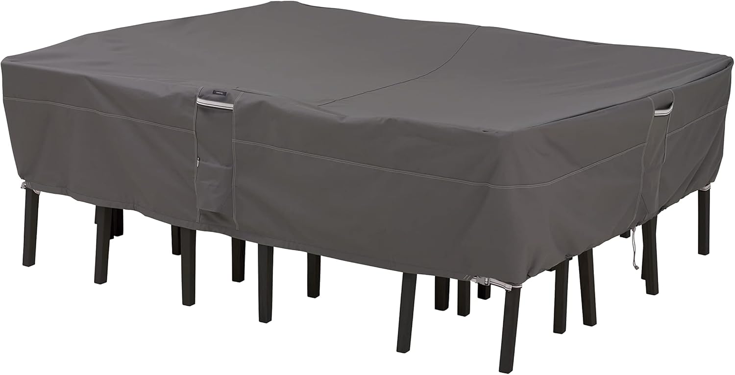 Ravenna Water-Resistant 128 Inch Patio Table & Chair Cover
