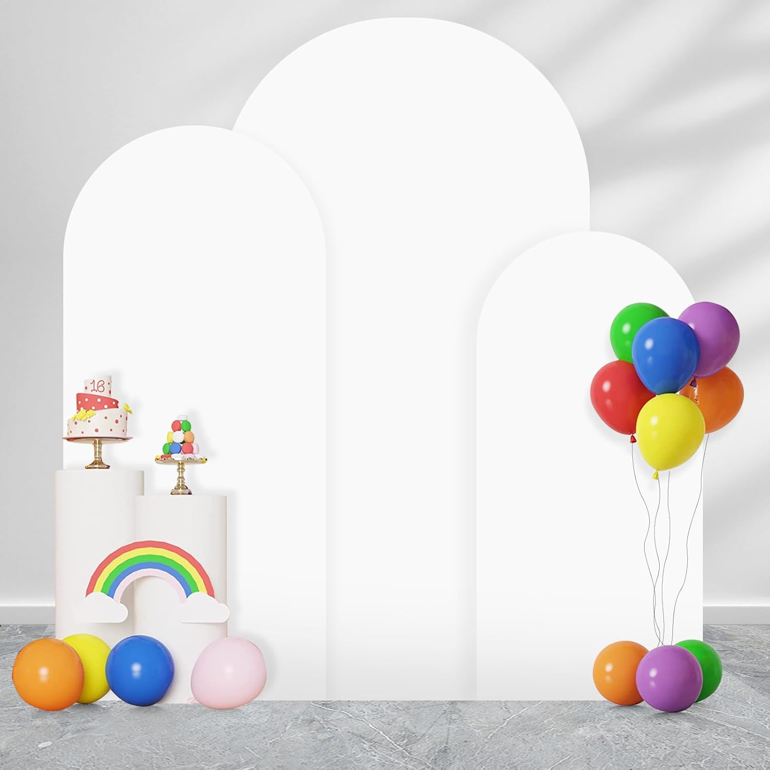 JCJ Arch Backdrop Cover Set for Stunning Wedding Decorations