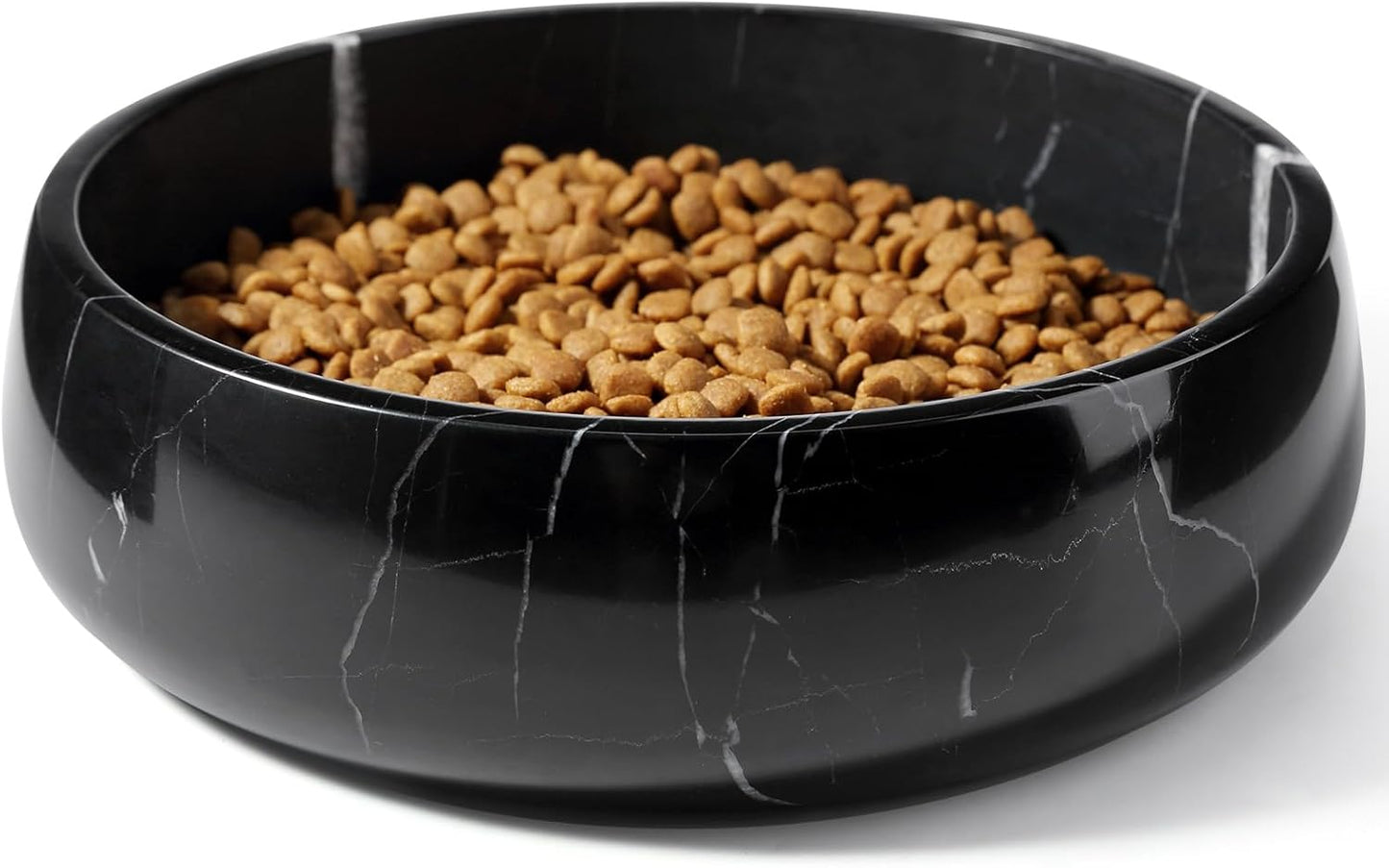 Natural Marble Dog Bowl for Large Dogs - Durable and Stylish