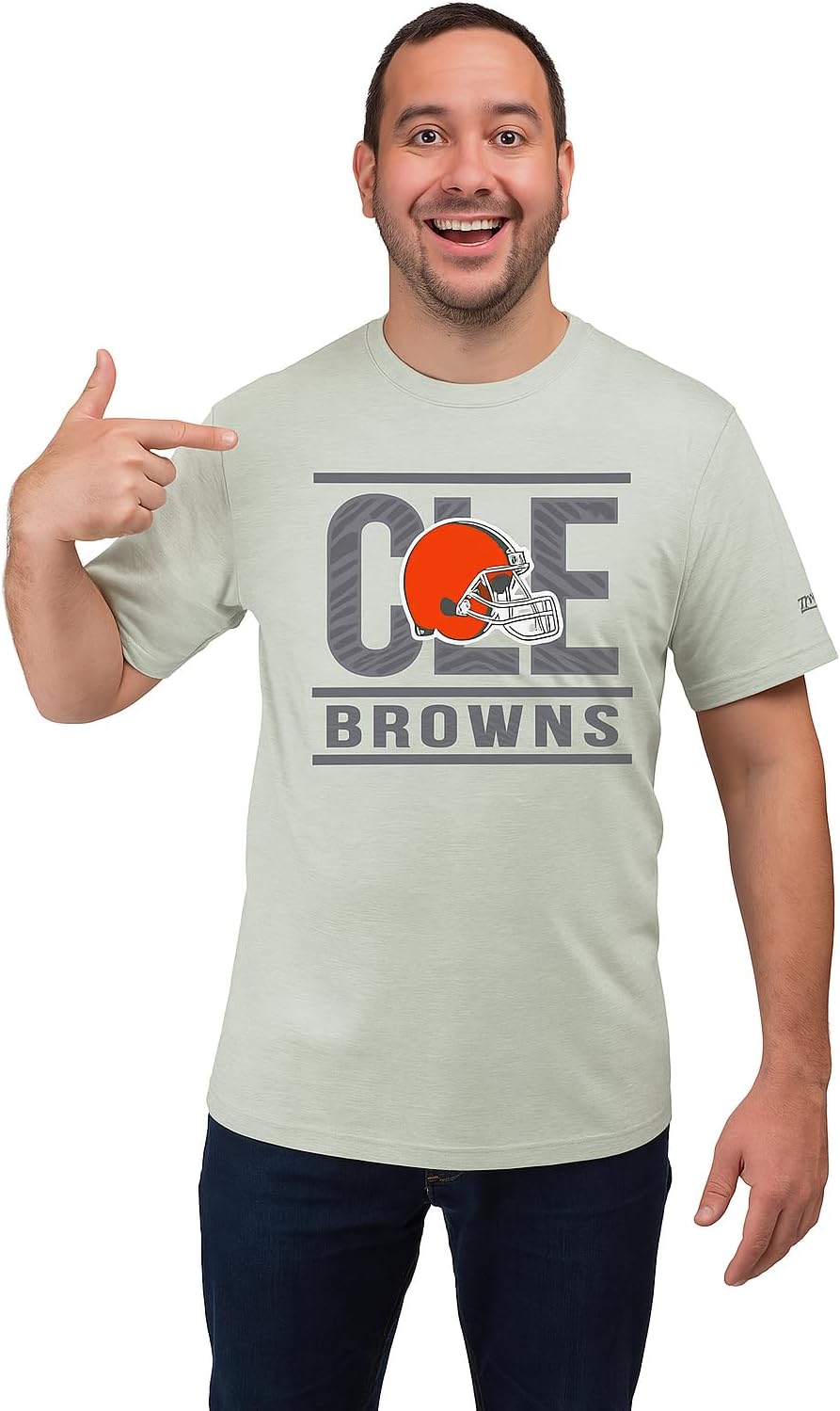 Zubaz NFL Men's Short Sleeve Team Graphic T-Shirt for Fans