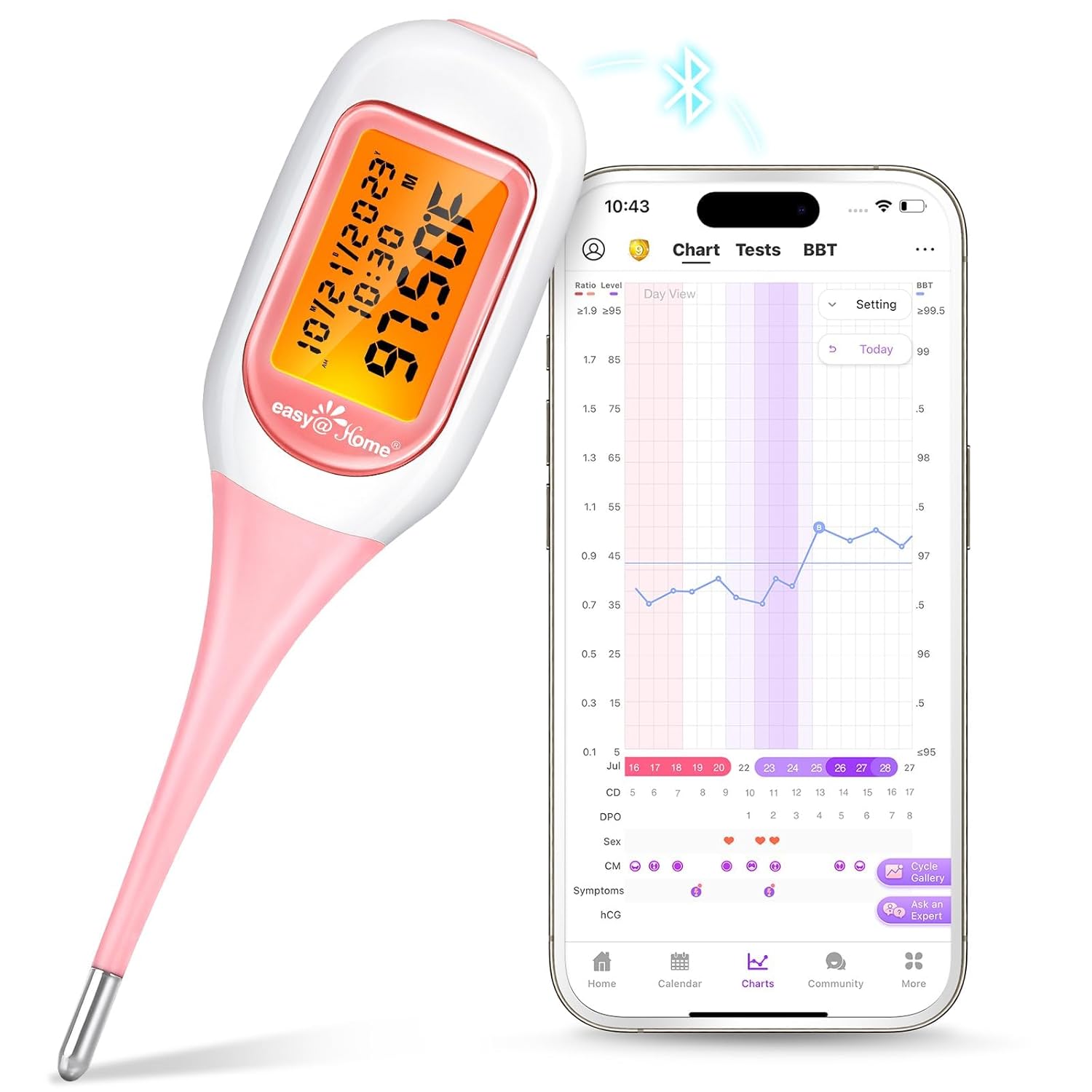 Smart Basal Thermometer - Accurate Fertility Prediction