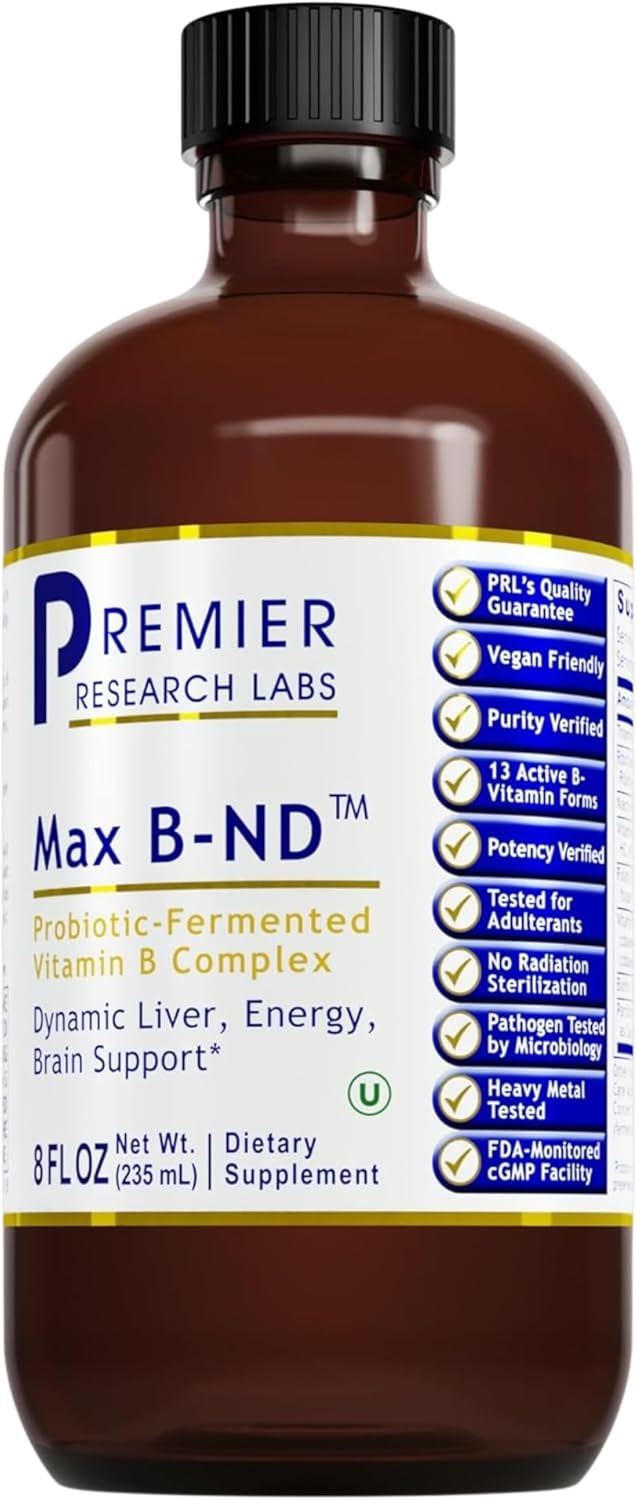 Max B-ND Liquid Vitamin B Complex for Liver & Brain Health