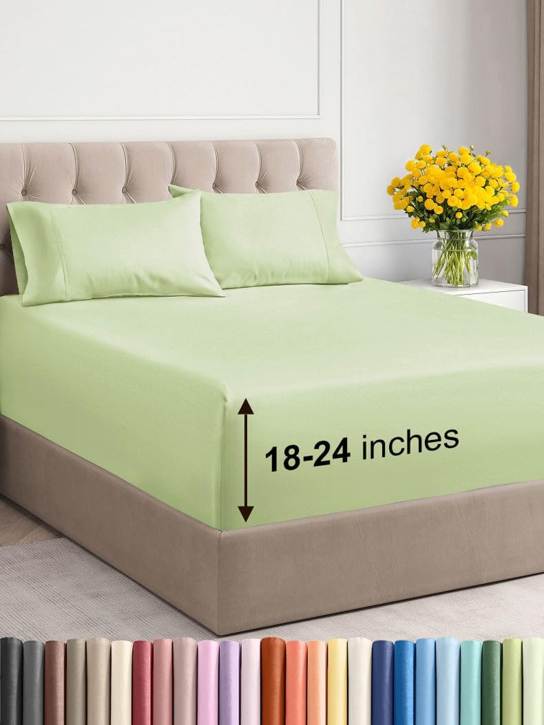 Extra Deep Twin XL Sheet Set for Luxury Comfort and Fit