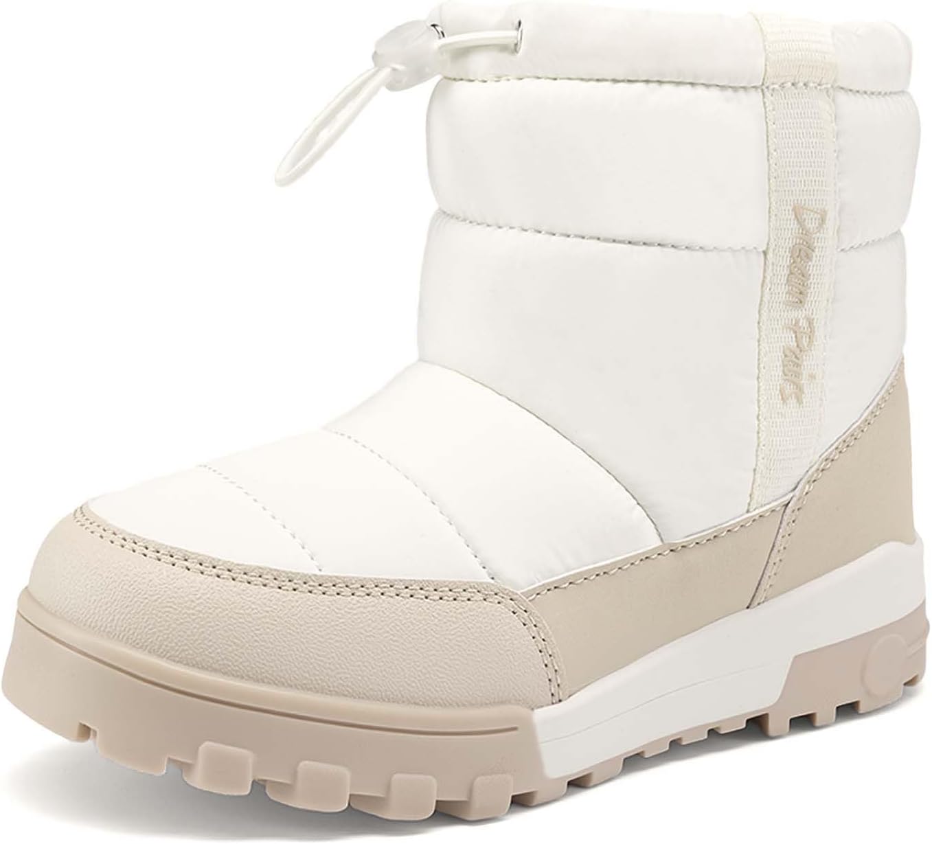 DREAM PAIRS Kids Winter Snow Boots with Faux Fur Lining