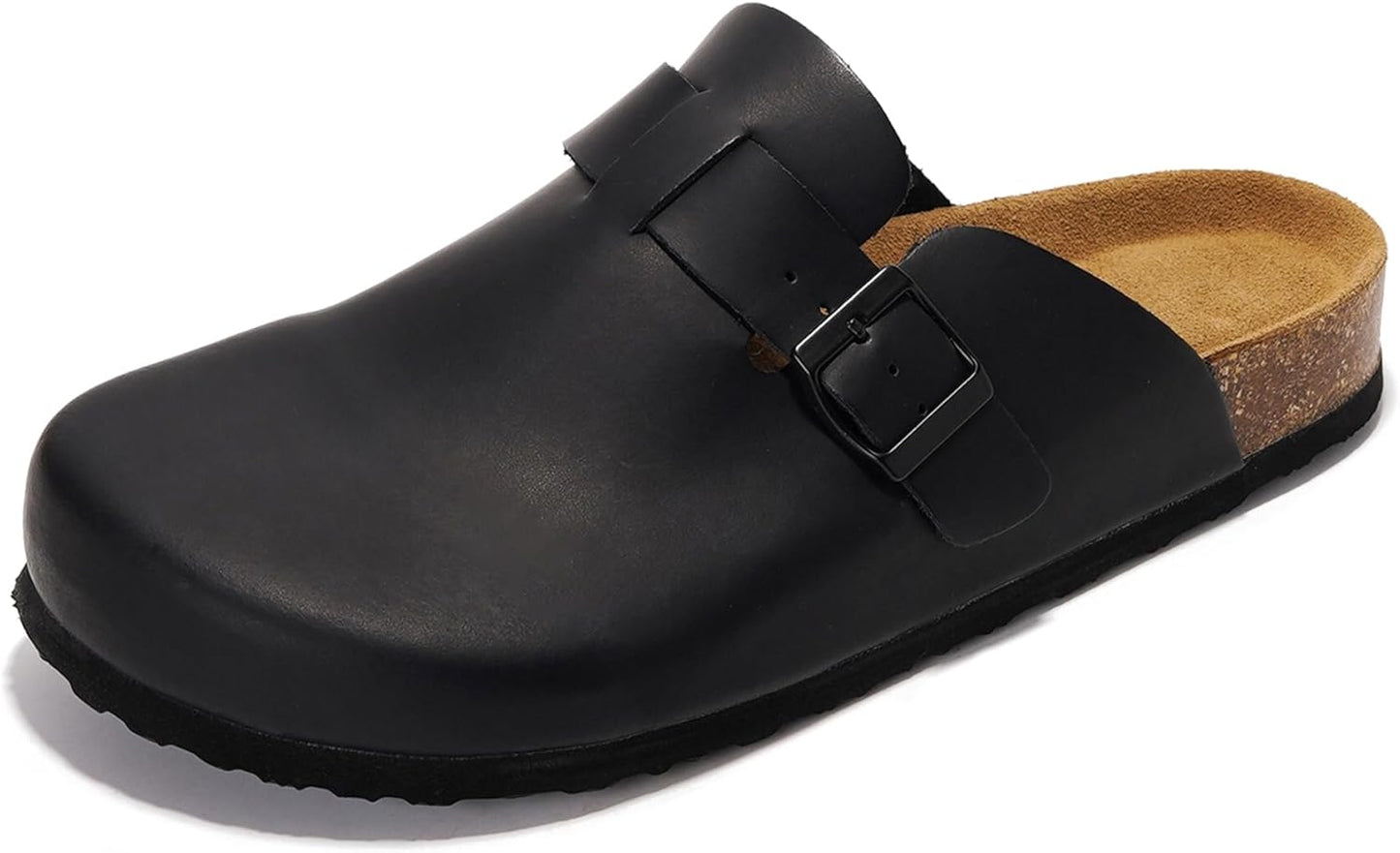 Project Cloud Mens Clogs - Genuine Leather Memory Foam Comfort