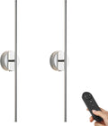 Battery Operated Wall Sconces 2-Pack - Rechargeable Remote Dimmable