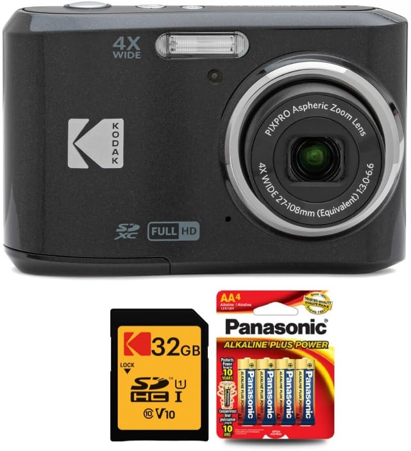 Kodak PIXPRO FZ45 Digital Camera Bundle with 32GB Memory Card