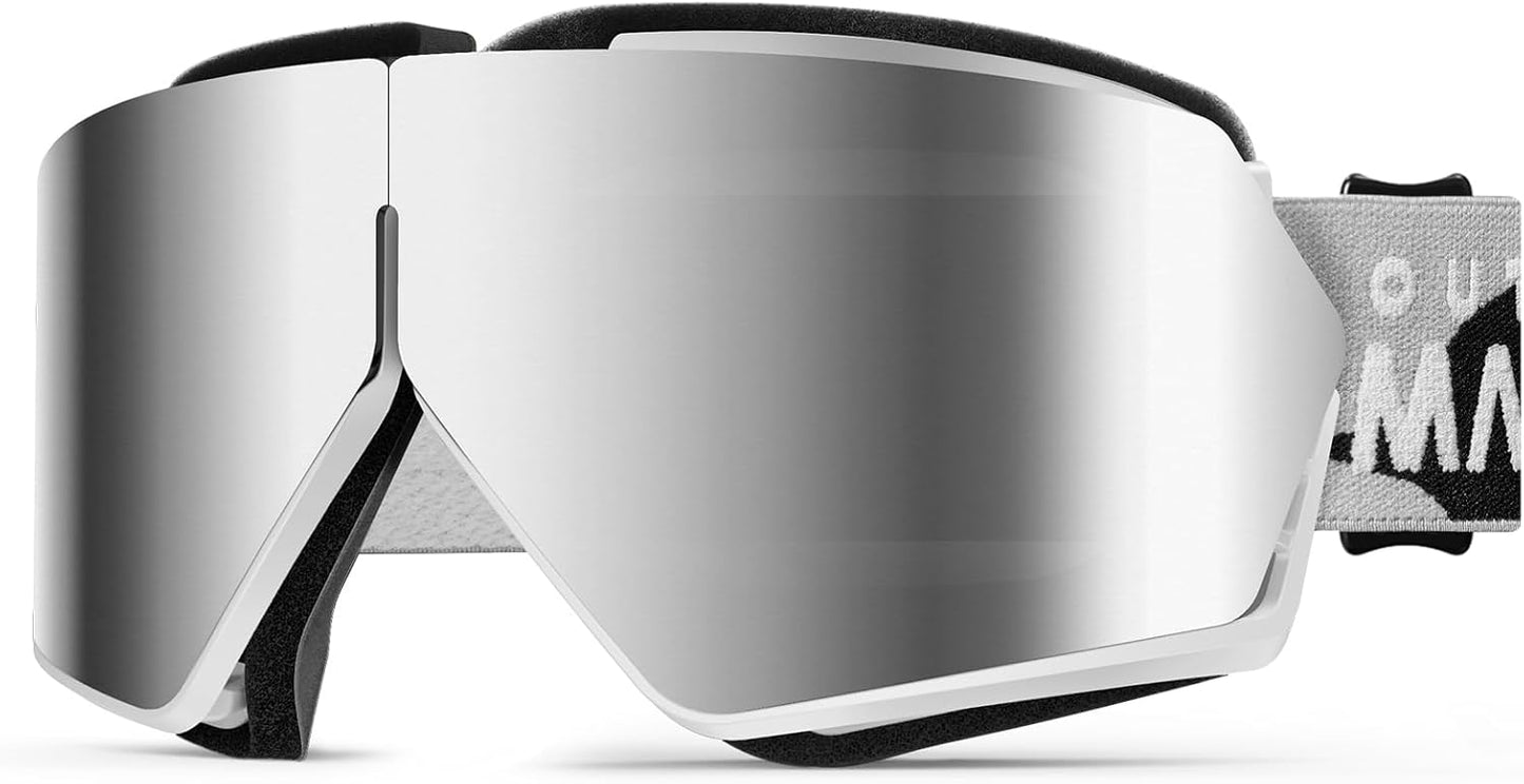 Foldable Seagull Dirt Bike Goggles - Clear Vision on the Go!