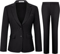 Womens 2 Piece Suit 2 Button Slim Fit Blazer Pants Set - Office Ready