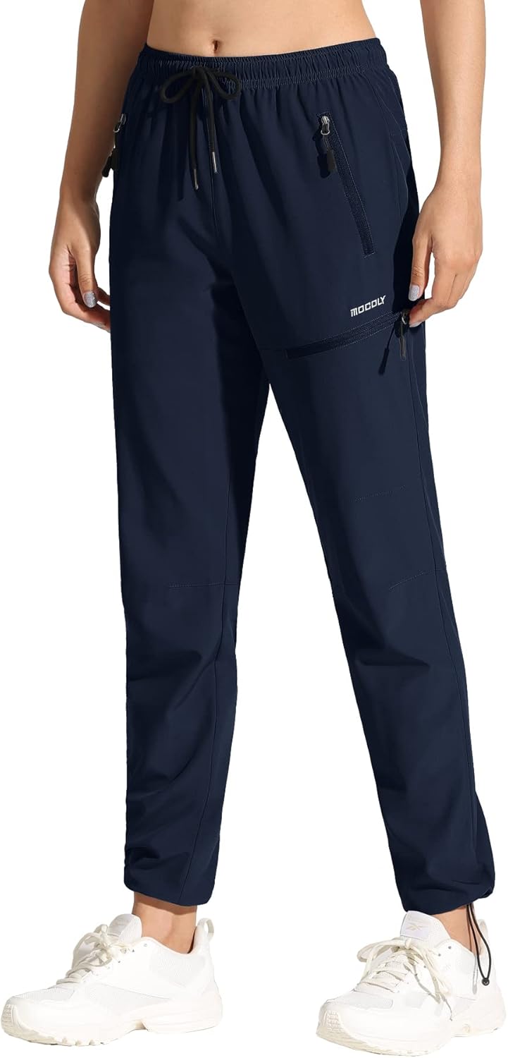 MOCOLY Women's Cargo Hiking Pants Quick Dry Lightweight Outdoor
