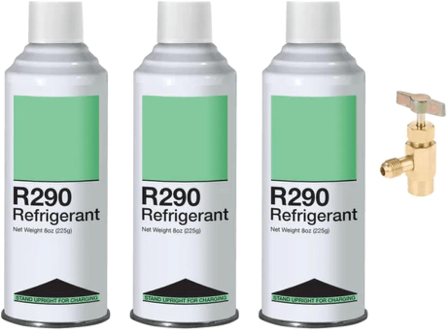 Leak Saver R290 Refrigerant for HVAC - 8oz Self-Sealing Pack
