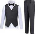 Boys Suits Slim Fit 4 Piece Formal Dresswear Suit (Style PSNB)