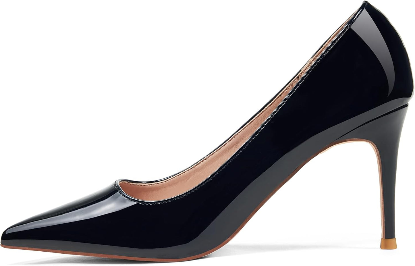 Elisabet Tang 3 in Classic Pointy Pull on Heeled Wedding Pumps