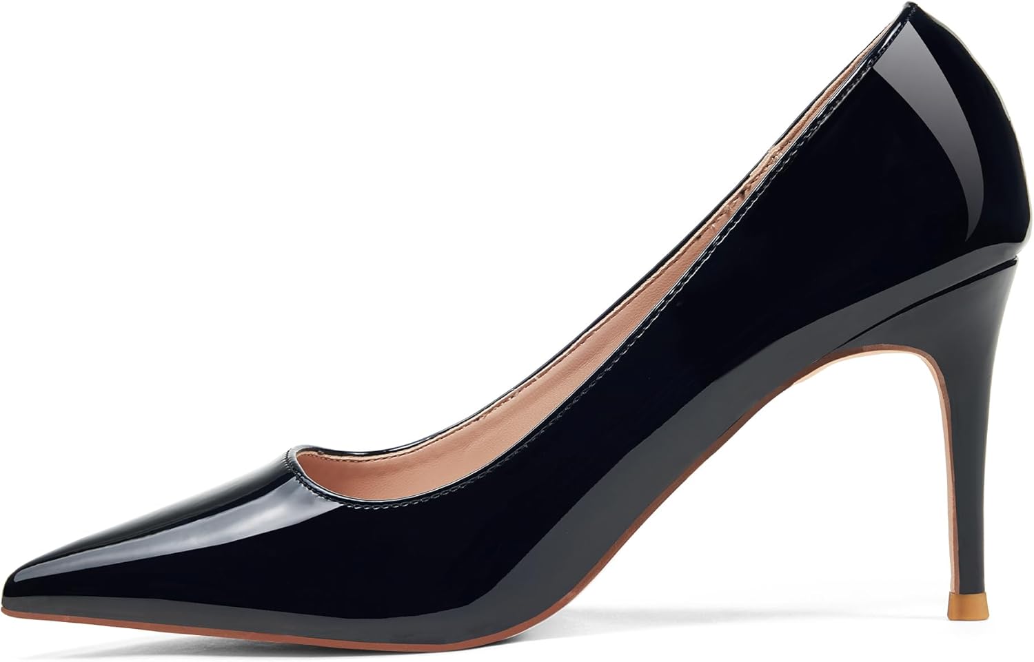 Elisabet Tang 3 in Classic Pointy Pull on Heeled Wedding Pumps