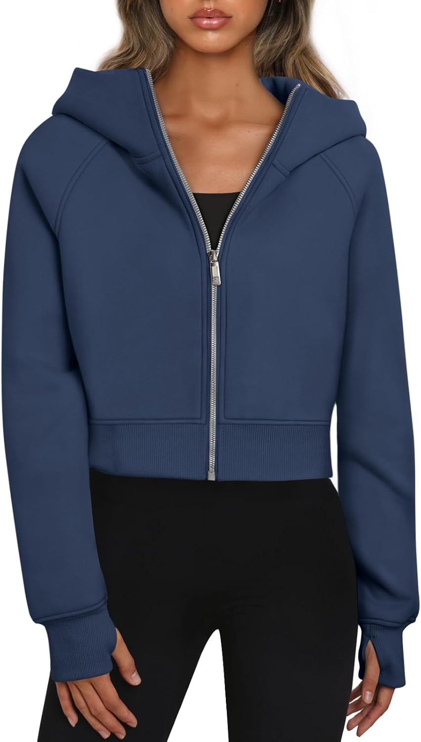 Trendy Queen Womens Zip Up Hoodies for Cozy Fall Outfits