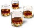 HomeWetBar Liquor Glass Set of 4 for Whiskey Lovers and More