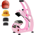 Hat Press Heat Machine for Caps (Pink) - 2 Interchangeable Platens