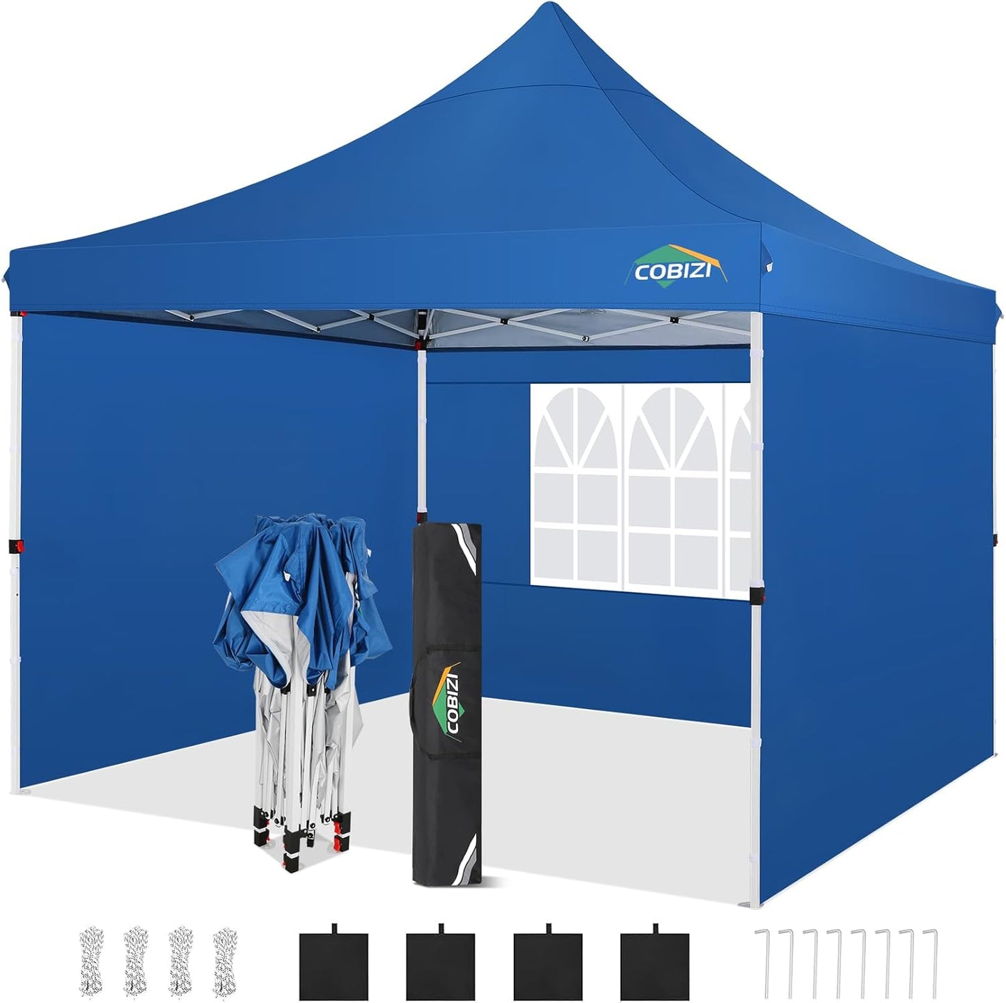 10x10 Pop Up Canopy Tent with Sidewalls for Outdoor Events