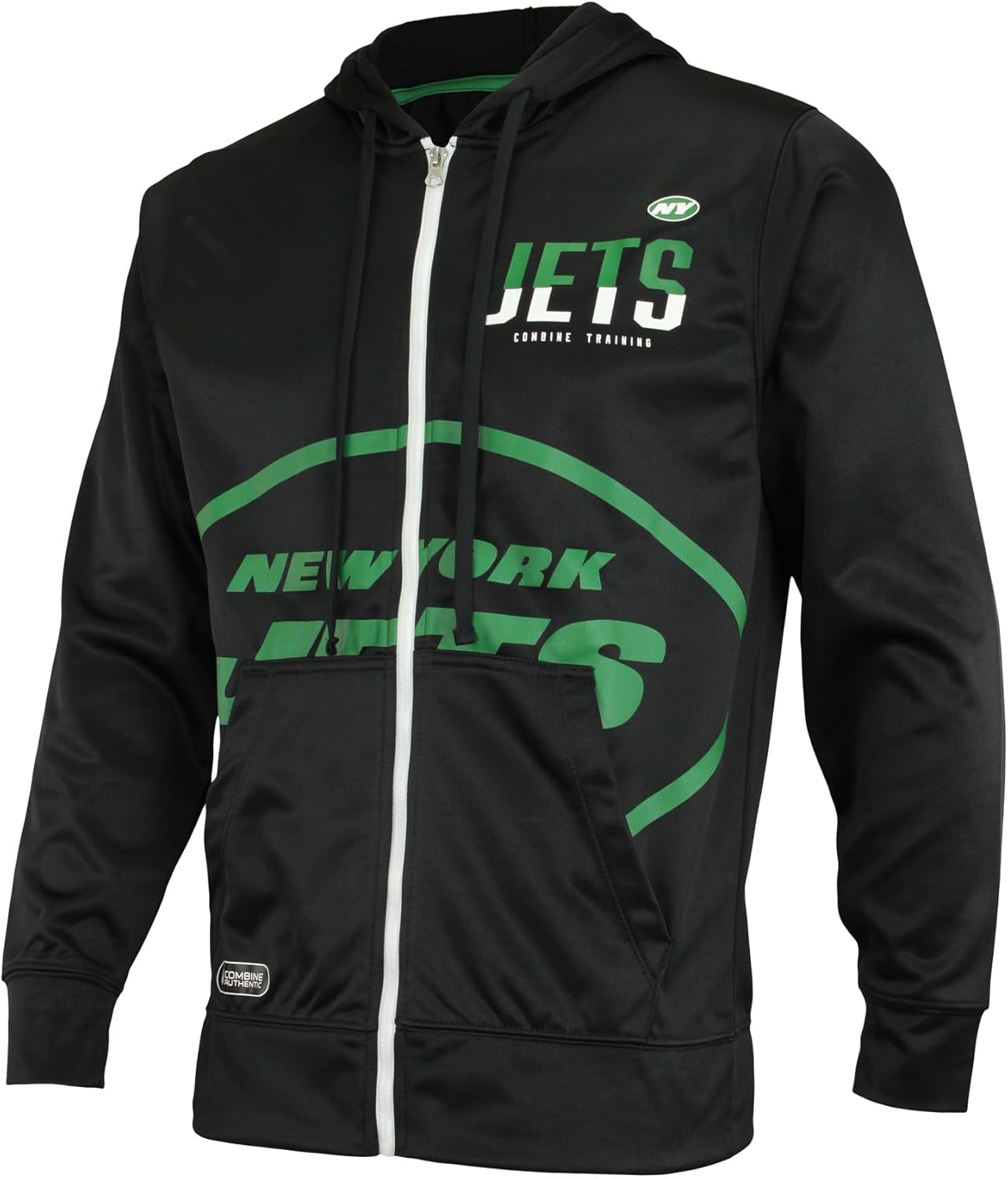 Outerstuff NFL Men's Drill Team Colors Full Zip Performance Hoodie