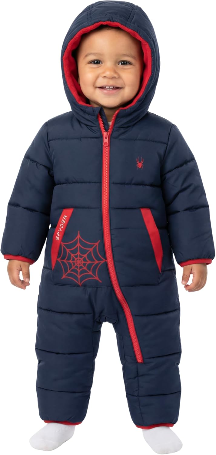 Spyder Baby Snow Suit - Fleece Lined Zip Snow Pram for Infants