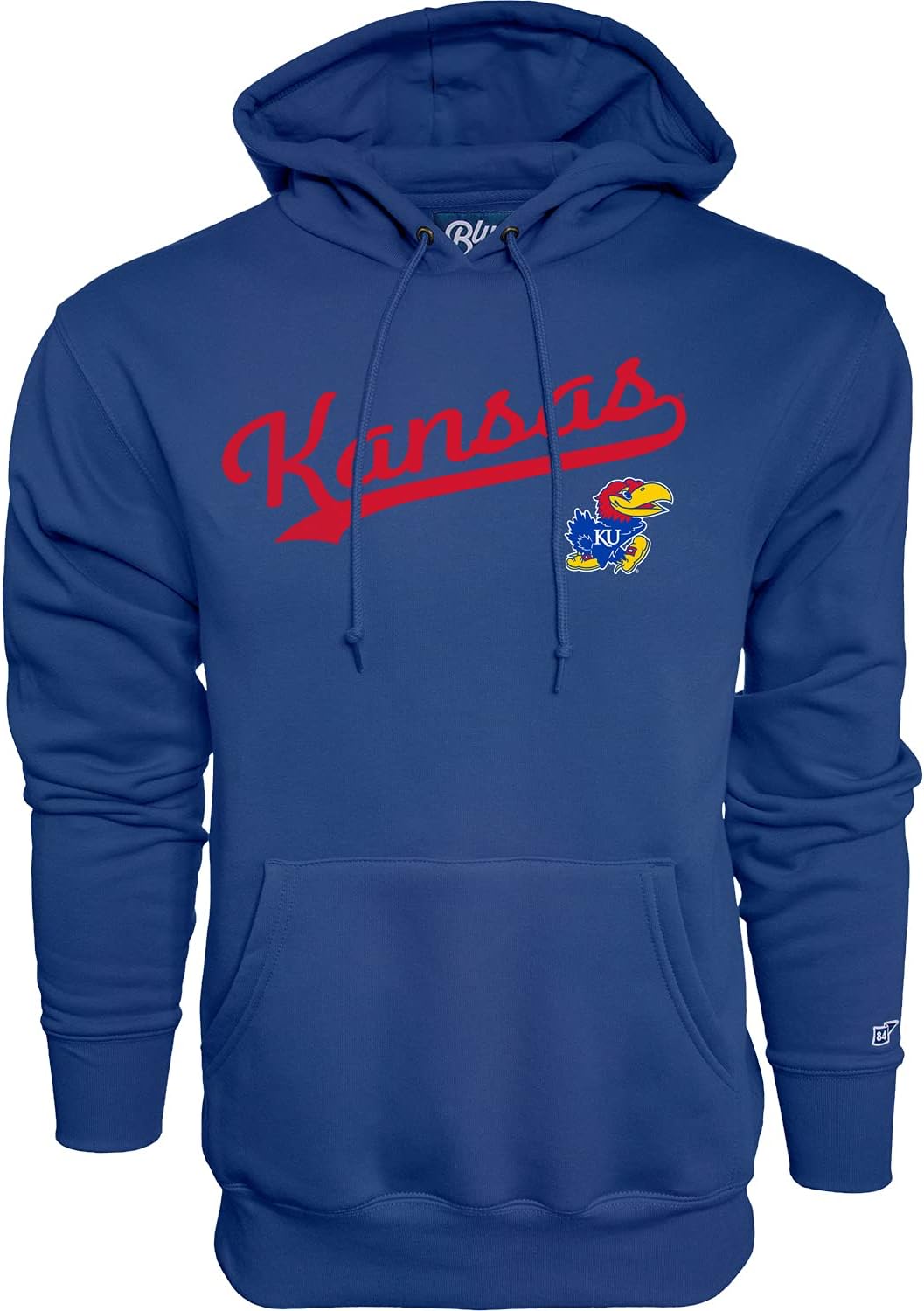 Kansas Jayhawks Men's Hoodie Cursive Team Color for Fans