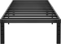 Aldrich 14 Inch Metal Twin Bed Frame for Easy Assembly and Comfort