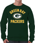 Green Bay Packers Gameday Crewneck Sweatshirt - Warm, Soft Comfort