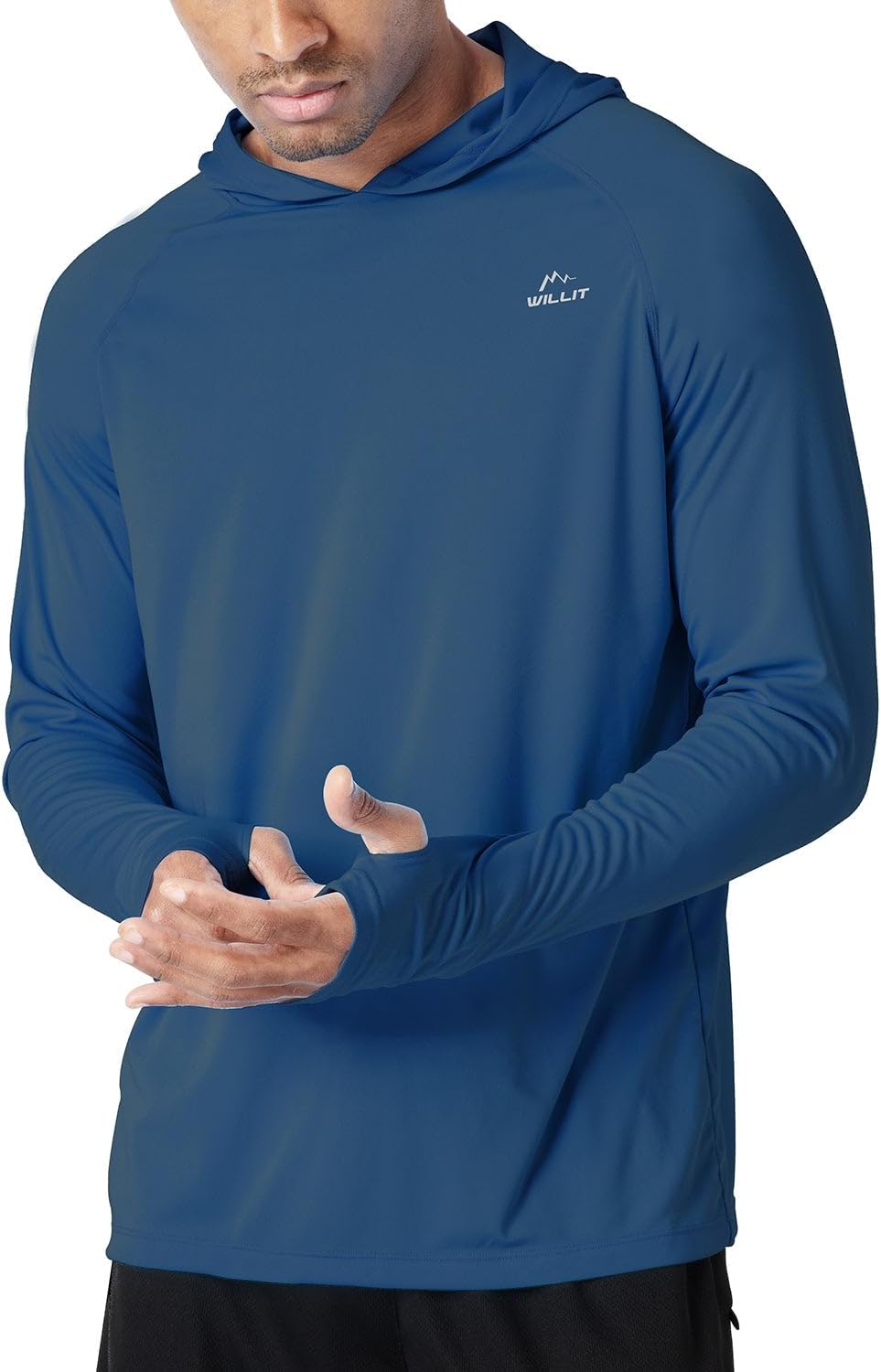 WILLIT Men's Sun Hoodie UPF 50+ Lightweight