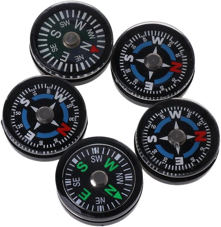 Professional 5PCS Hiking & Camping Compass Set